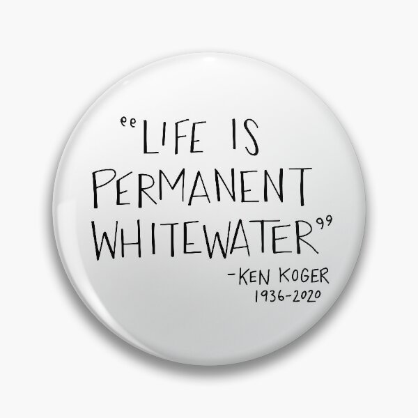 Item preview, Life is permanent whitewater designed and sold by sarahekj.