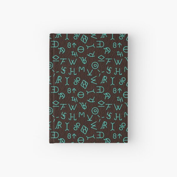 Turquoise Cattle Brands Hardcover Journal