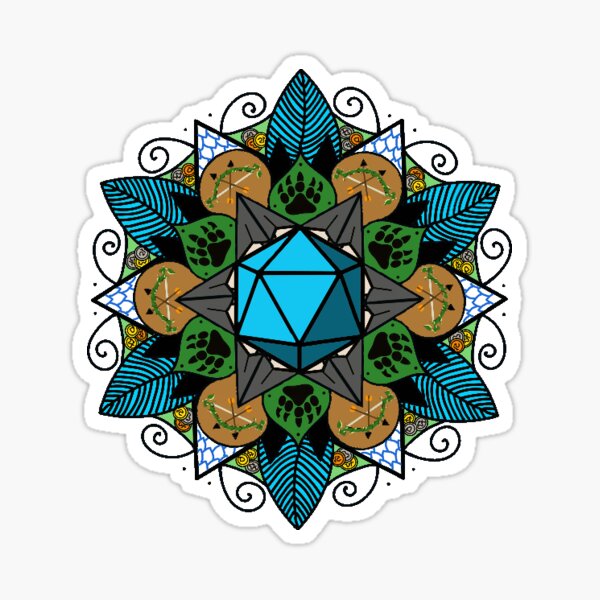 Vexahlia mandala Sticker