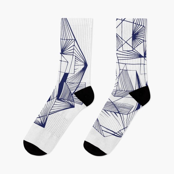 Item preview, Blue Geometric abstract  Modern designed and sold by Carolina Salazar.