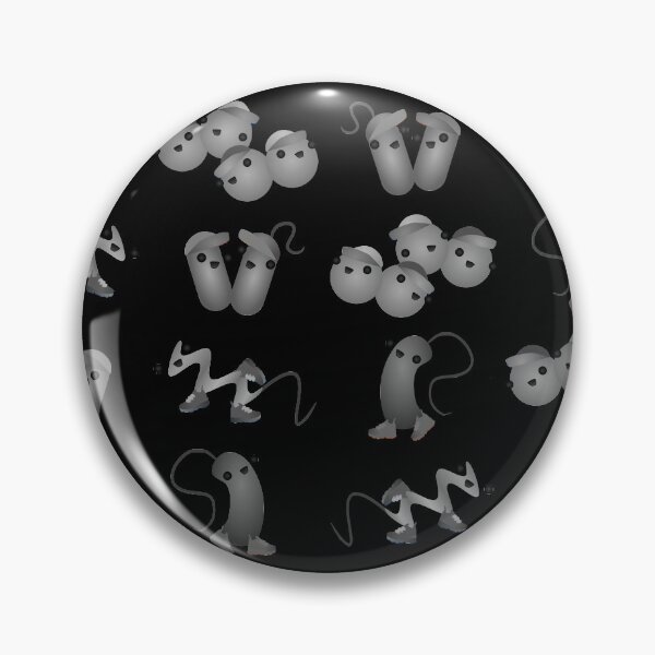 Item preview, Bacteria buddies in black and white designed and sold by Midna.