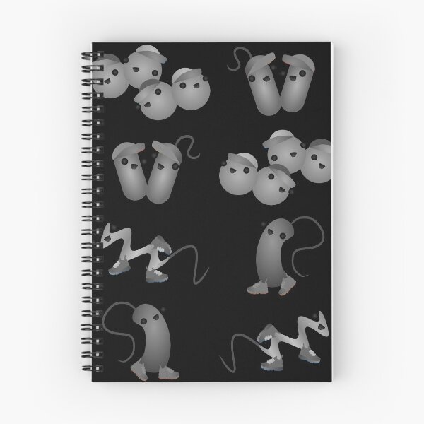 Item preview, Bacteria buddies in black and white designed and sold by Midna.