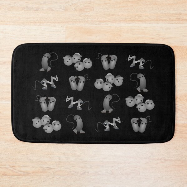 Item preview, Bacteria buddies in black and white designed and sold by Midna.