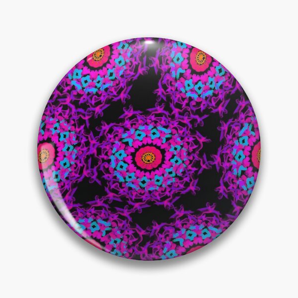 Item preview, 7 Mandalas Bib Flower Purple and Teal designed and sold by Graykat.