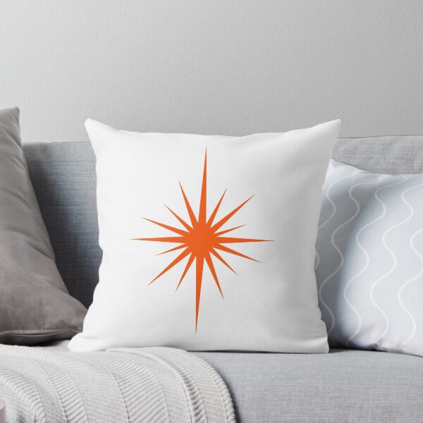 Item preview, Orange Starburst Mid Century Modern designed and sold by Orchard Berry.