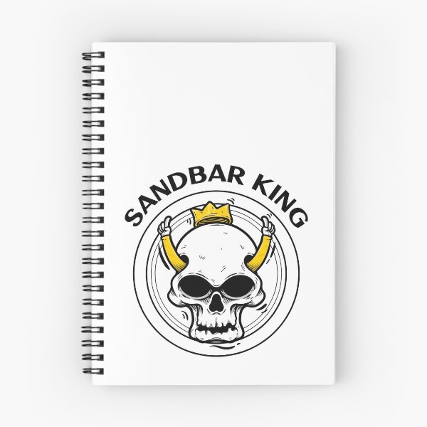 Item preview, Sandbar King - Skull with a Crown designed and sold by Kaos Urbanwear.