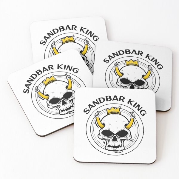 Item preview, Sandbar King - Skull with a Crown designed and sold by Kaos Urbanwear.