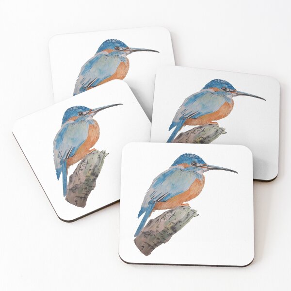 Item preview, King Fisher bird sticker designed and sold by Josephine Mulholland.