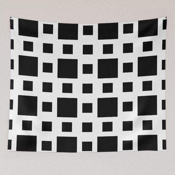Item preview, black and white geometric pattern designed and sold by RueChiedza.