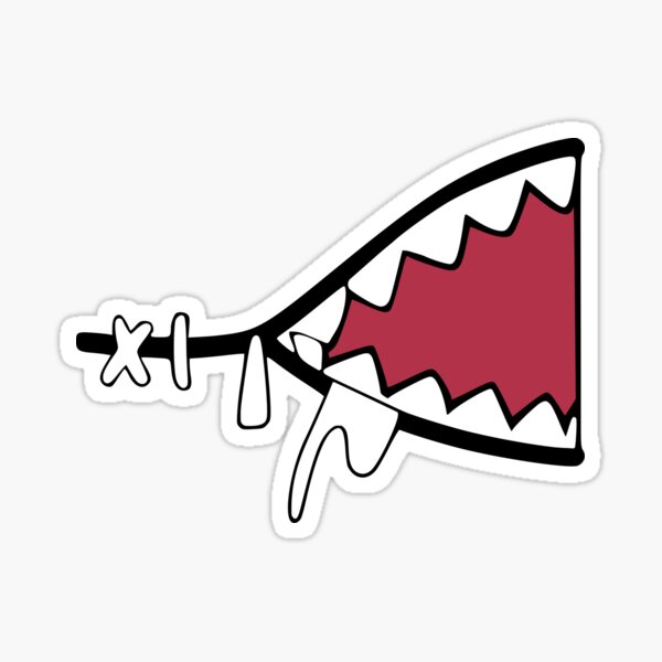 "Gura Gawr | Shark Pattern" Sticker by SugoiStuff | Redbubble