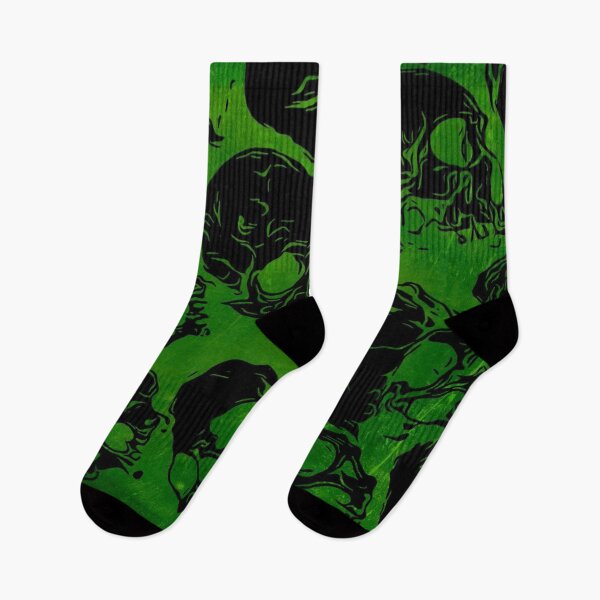 Item preview, Green grunge skull stack. designed and sold by DotorEaon.
