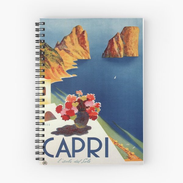 Item preview, Vintage Travel Poster: Capri, Italy [2] designed and sold by Vintage Vibes.