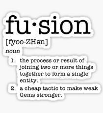 Fusion Definiton - Steven Universe Sticker