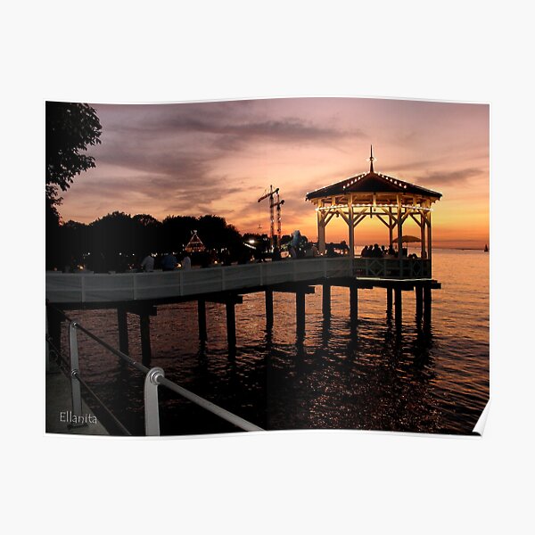 Sunset over Lake Constance-Bodensee Poster