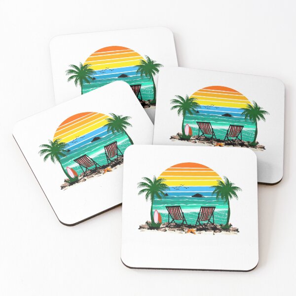Item preview, Retro Color Beach Holiday designed and sold by design4tees.