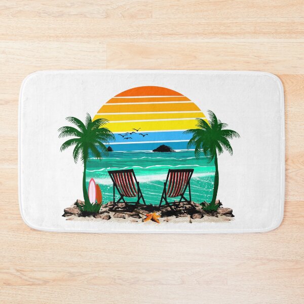 Item preview, Retro Color Beach Holiday designed and sold by design4tees.