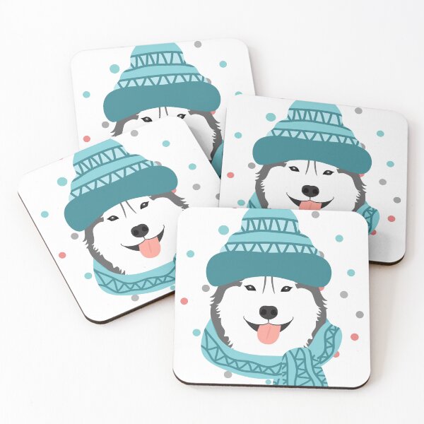 Item preview, Siberian Husky in Winter designed and sold by Lulupainting.