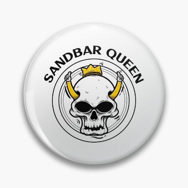 Item preview, Sandbar Queen - Skull with a Crown designed and sold by Kaos Urbanwear.
