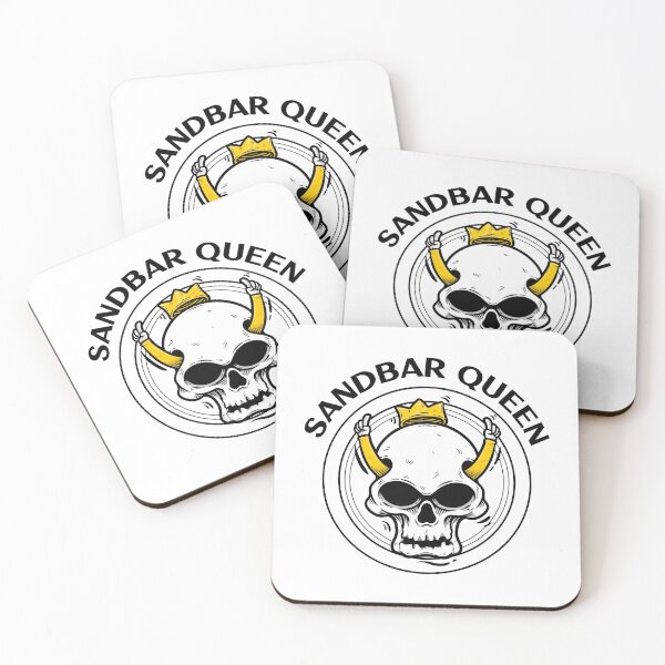 Item preview, Sandbar Queen - Skull with a Crown designed and sold by Kaos Urbanwear.