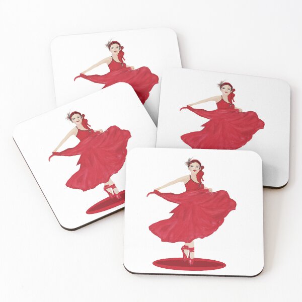 Item preview, Lady in Red sticker designed and sold by Josephine Mulholland.