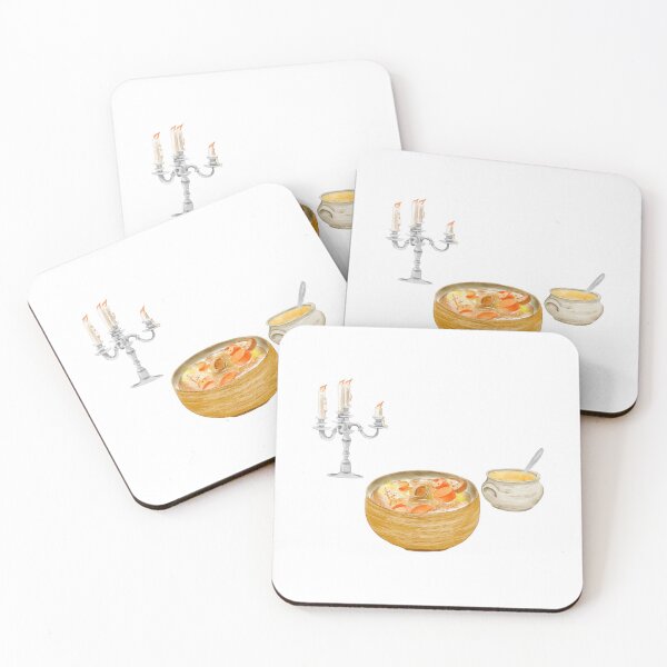 Item preview, Watercolor Illustration of a Cuisine - Thick Soups and Stews designed and sold by iswenyi.