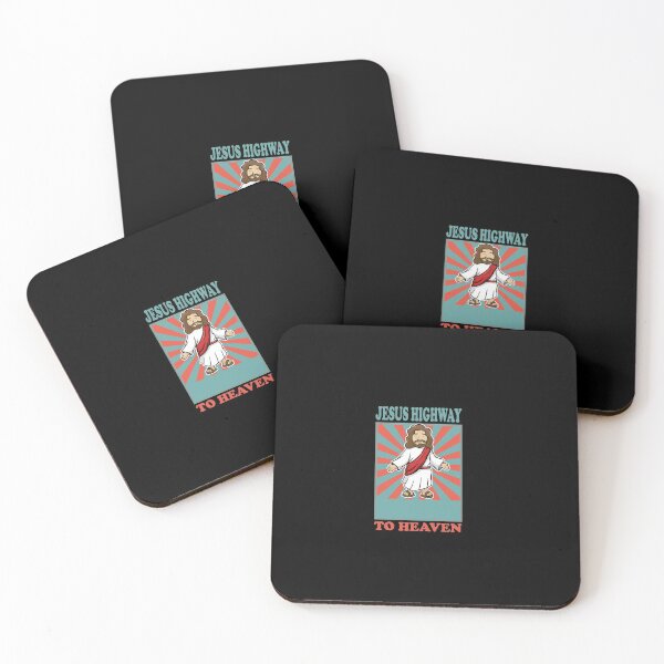Item preview, Jesus highway to heaven: Funny vintage retro design. designed and sold by fajali master.