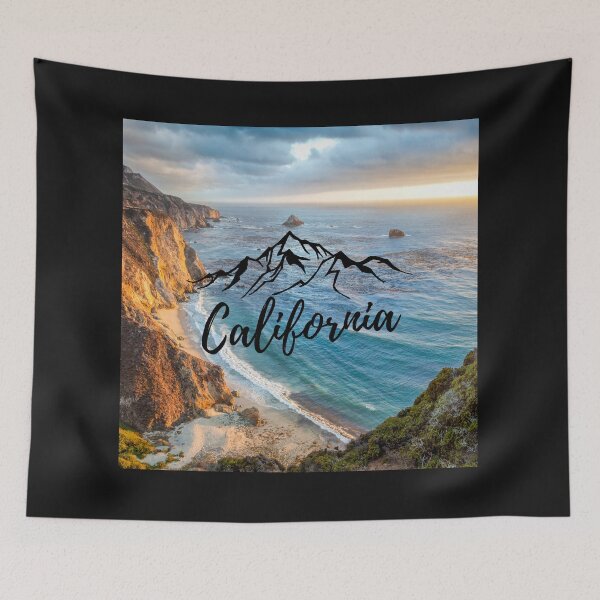 Item preview, Road Trip Travel California West Coast Hwy 1 Big Sur Text Photo Ocean Coast Design 4 designed and sold by fineartprints1.