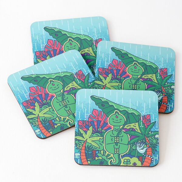 Item preview, Diploo the dinosaur in the Rainforest - Creatober 2020 day 10 designed and sold by TokiPY.