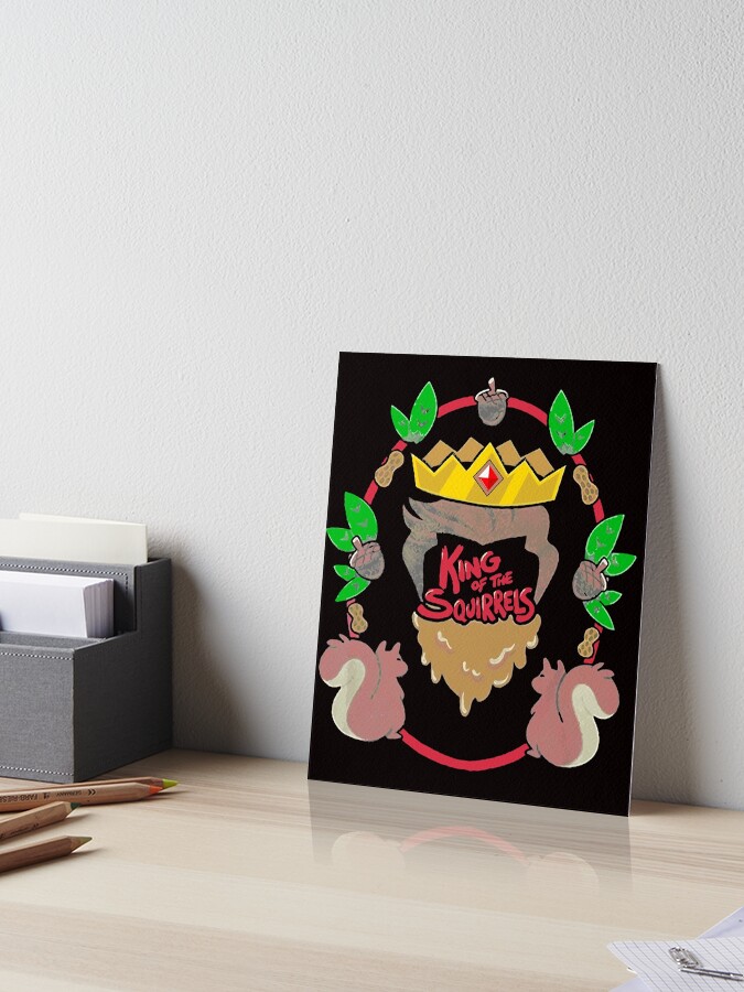 Women S King Of The Squirrels Markiplier Gamer Art Board Print By Neptunescloset Redbubble