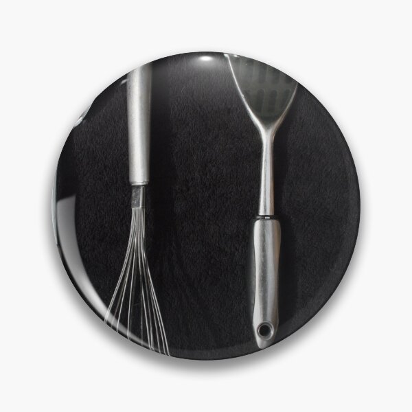 Item preview, Kitchen Utensils on Black Background designed and sold by rbguy1960.