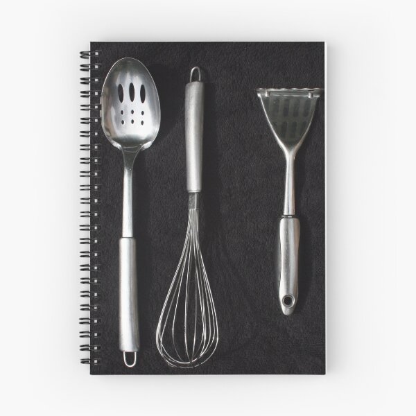 Item preview, Kitchen Utensils on Black Background designed and sold by rbguy1960.