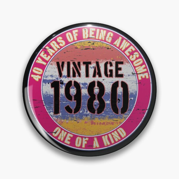 Item preview, Kopie von Kopie von Kopie von Kopie von Born in 1980 - Present 40th birthday Vintage 1980 designed and sold by Dubbra.