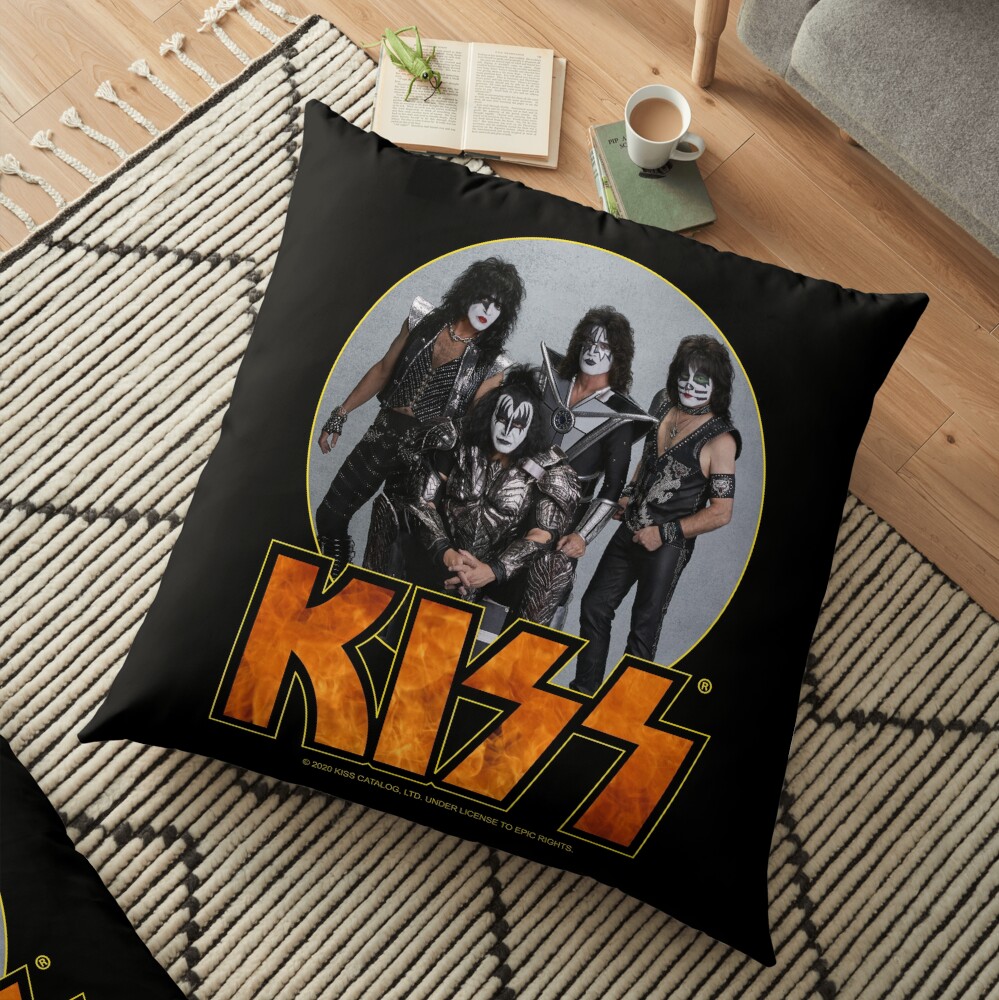 KISS Vintage Band Design Floor Pillow