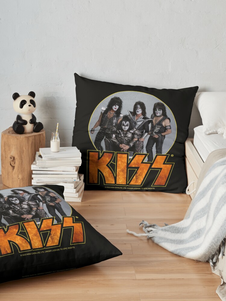 Alternate view of KISS Vintage Band Design Floor Pillow