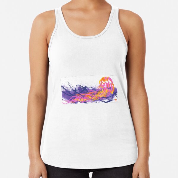 Jellyfish Summer Racerback Tank Top