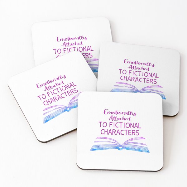 Item preview, Emotionally Attached To Fictional Characters, Best Friend Gift, Book Lover designed and sold by JustGift.