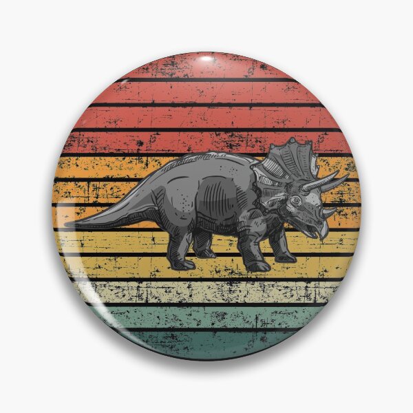 Item preview, Retro Triceratops dinosaur designed and sold by OneTimeEngineer.