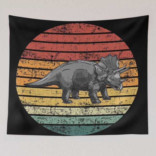 Item preview, Retro Triceratops dinosaur designed and sold by OneTimeEngineer.