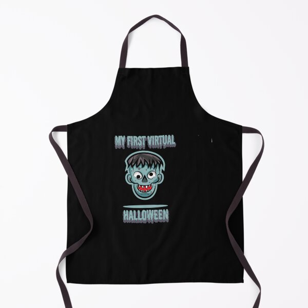 Item preview, MY FIRST VIRTUAL HALLOWEEN: Funny vintage retro design. designed and sold by fajali master.