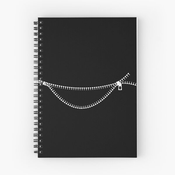 Item preview, White smile Zipper in Black designed and sold by Roy Store.