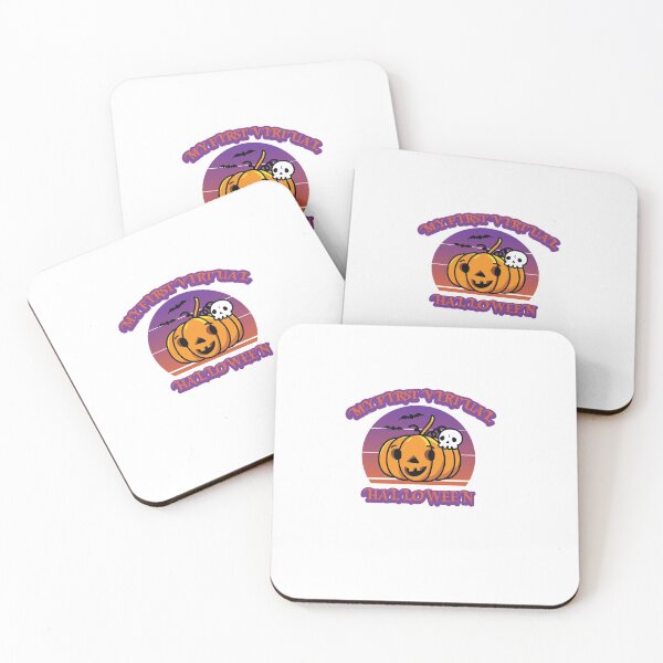 Item preview,  MY FIRST VIRTUAL HALLOWEEN: Funny vintage retro design. designed and sold by fajali master.