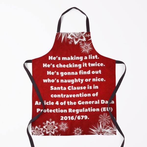 Item preview, GDPR Santa designed and sold by DotorEaon.
