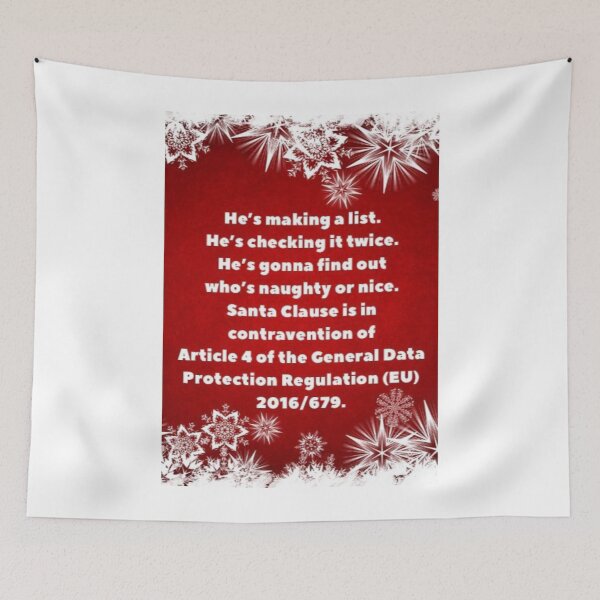 Item preview, GDPR Santa designed and sold by DotorEaon.