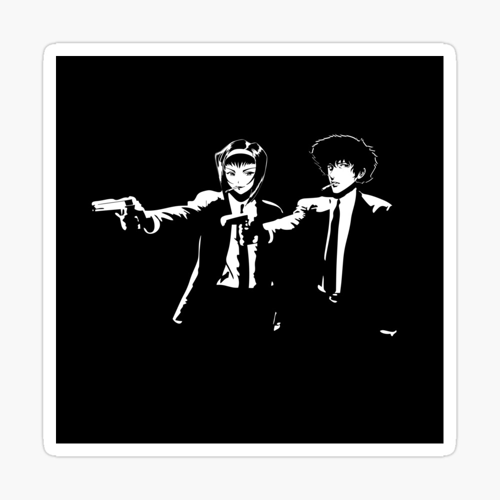 cowboy bebop pulp fiction shirt