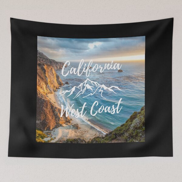 Item preview, Road Trip Travel California West Coast Hwy 1 Big Sur Text Photo Ocean Coast Design designed and sold by fineartprints1.
