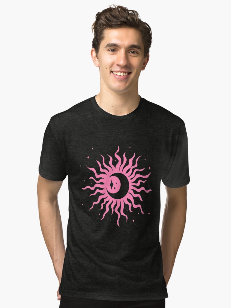Shirt langarm Sonne Mond und Sterne