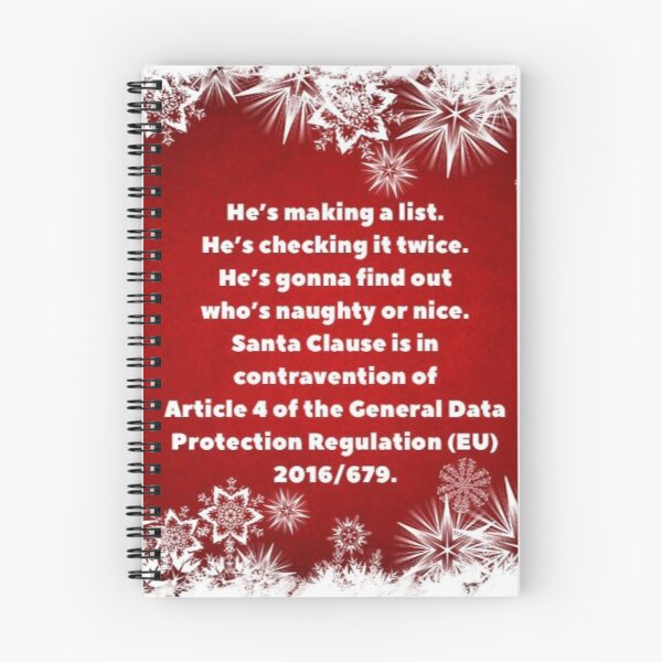 Item preview, GDPR Santa designed and sold by DotorEaon.