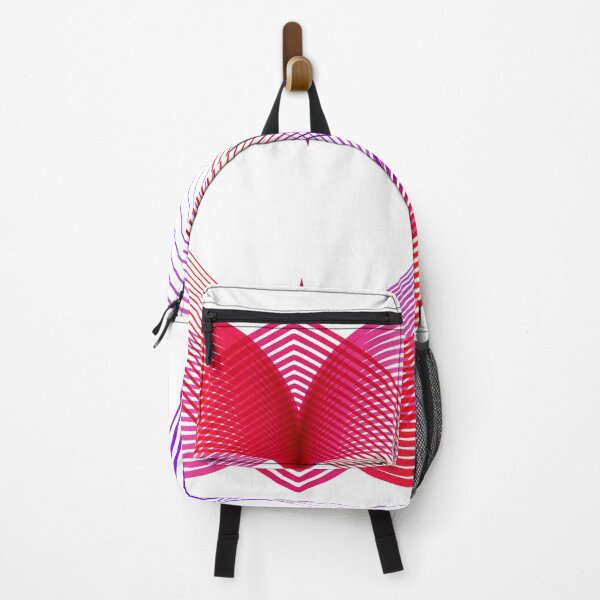 Item preview, Geometric red pink love heart abstract designed and sold by Carolina Salazar.