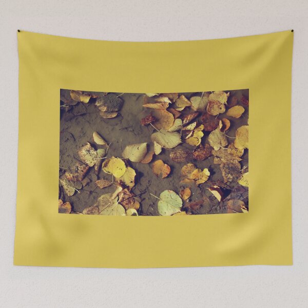 Item preview, Autumn leaves in a puddle - photography designed and sold by greatnorris.