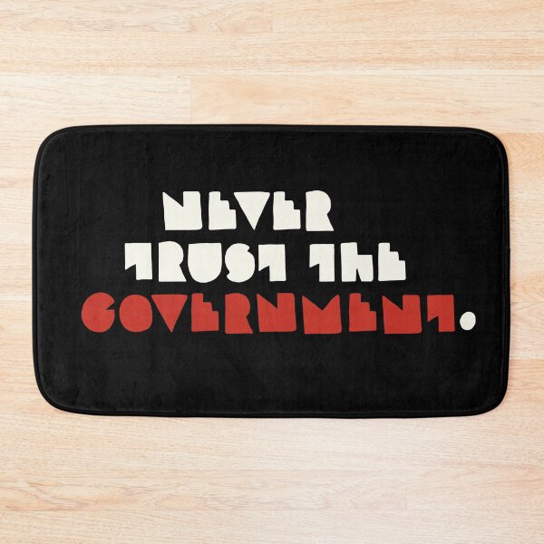 Item preview, Never Trust the Government (offwhite) designed and sold by JennieCarolina.